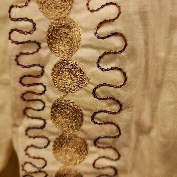 New Dubai Moroccan Islamic Kaftan Beach Arabic Modern Mix Embroidery Authentic - Picture 3 of 7